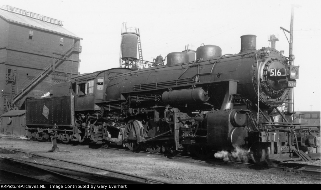 MILW 2-8-2 #516 - Milwaukee Road